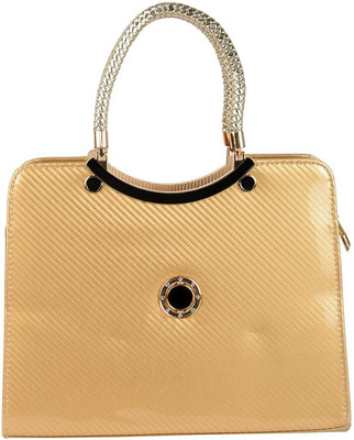 

lavu&me Hand-held Bag(Gold, Beige), Beige;gold