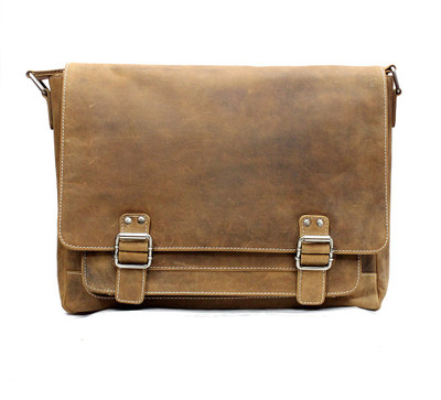 

Hidestitch Messenger Bag(Tan)