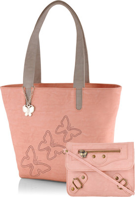 

Butterflies Hand-held Bag(Pink)