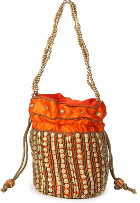 

Kleio Pouch Potli(Orange)