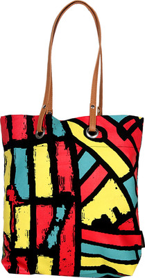

Kanvas Katha Tote(Multicolor)