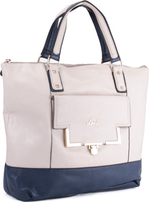 

Lavie Hand-held Bag(Blue, Beige), Beige;blue