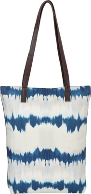 Kanvas Katha Tote(Black, White)