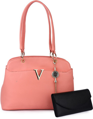 

Women Marks Hand-held Bag(Black, Orange)