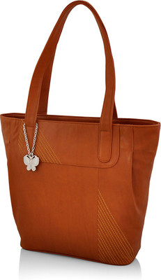 

Butterflies Hand-held Bag(Tan)