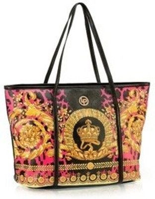 

Lino Perros Hand-held Bag(Pink, Gold), Gold;pink