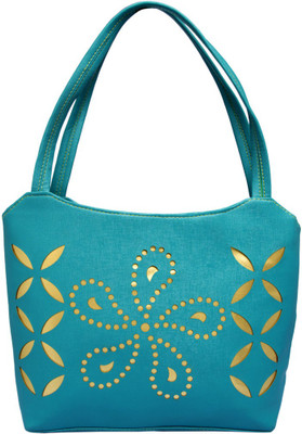 

Emblazon Shoulder Bag(Blue, Gold)