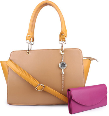 

Women Marks Sling Bag(Beige, Tan)