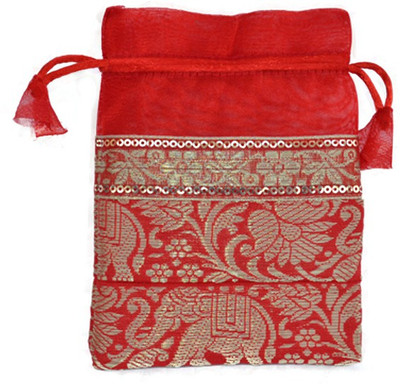 

Kriti Creations Pouch Potli(Red)