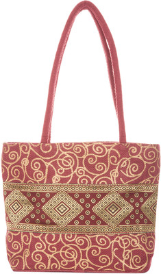 

Jute Cottage Shoulder Bag(Red)
