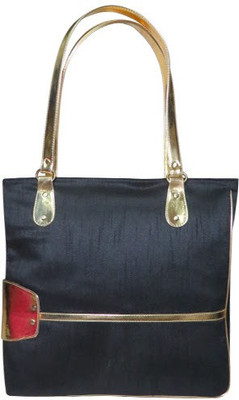 

Chimera Leather Shoulder Bag(Black, Gold)
