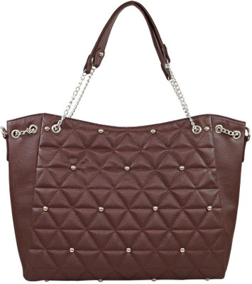 

Peacock Hand-held Bag(Brown)