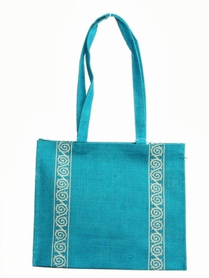

Jute Tree Tote(Blue)
