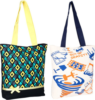 

Kanvas Katha Tote(Multicolor)