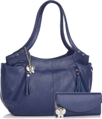 

Butterflies Hand-held Bag(Blue)