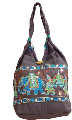

Rosy Hand-held Bag(Brown)