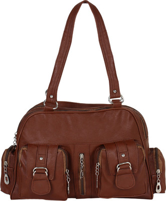 

Cottage Accessories Hand-held Bag(Brown)