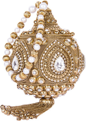 

ShravyaArts Pouch Potli(Gold)