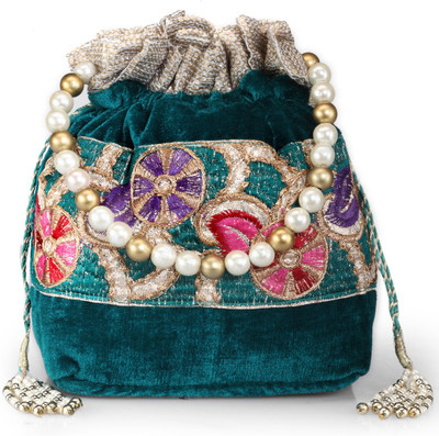 

Ahankara Pouch Potli(Blue)