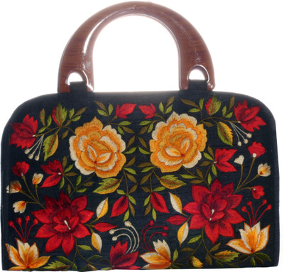 

Soulful Threads Hand-held Bag(Black)