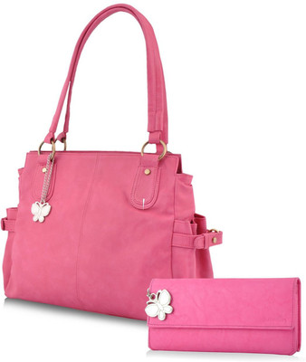 

Butterflies Hand-held Bag(Pink)