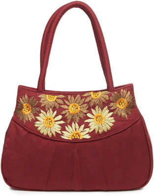 

Indian Rain Hand-held Bag(Maroon)