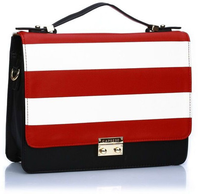 

Caprese Satchel(Black, Red)