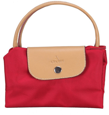 

Adamis Hand-held Bag(Red, Beige), Beige;red