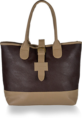 

Alessia Hand-held Bag(Brown, Beige), Beige;brown