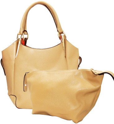 Kion Style Shoulder Bag(Beige, Orange)