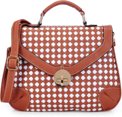 50% OFF on Naitik Products Hand-held Bag(Brown, White)