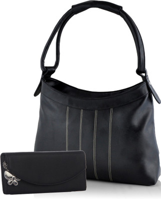 

Butterflies Hand-held Bag(Black)