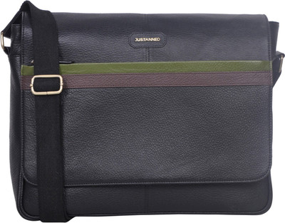 

Justanned Messenger Bag(Black)