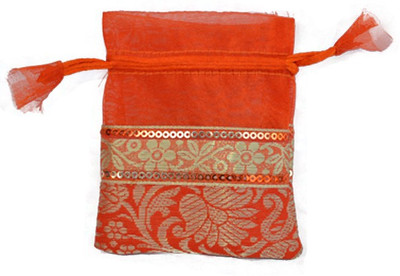

Kriti Creations Pouch Potli(Orange)