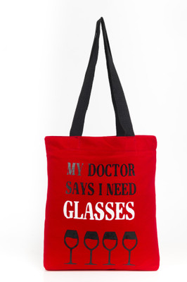 

Haqeeba Tote(Red, Black), Black;red
