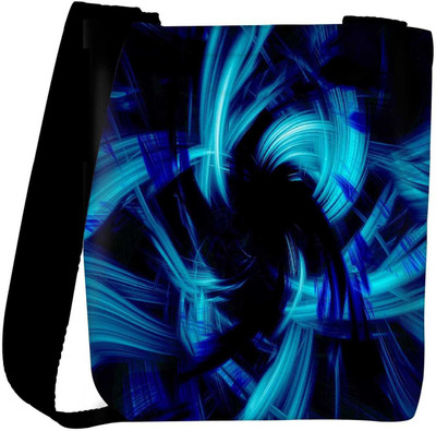 

Snoogg Sling Bag(Black, Blue)