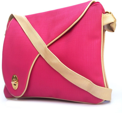 

Jovial Messenger Bag(Pink)