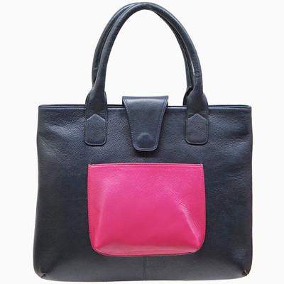 

Jeane Sophie Hand-held Bag(Blue, Pink)