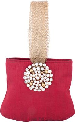 

Sunbeams Hand-held Bag(Maroon)