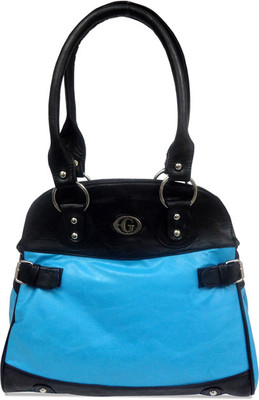 Young & Forever Hand-held Bag(Blue, Black), Black;blue