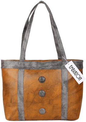 

Lambency Hand-held Bag(Brown)