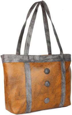 

Emblazon Hand-held Bag(Brown)