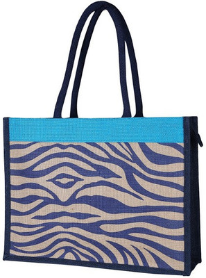 

Jute Tree Tote(Blue)
