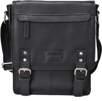 

Hidestitch Messenger Bag(Black)