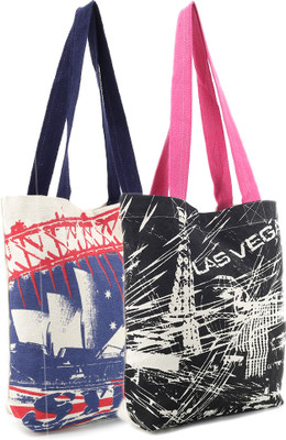 

Kanvas Katha Tote(Multicolor)