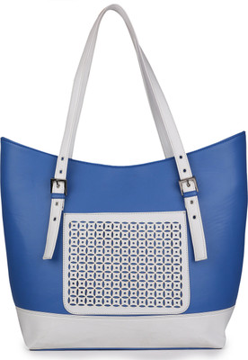

Women Marks Shoulder Bag(Blue, White)