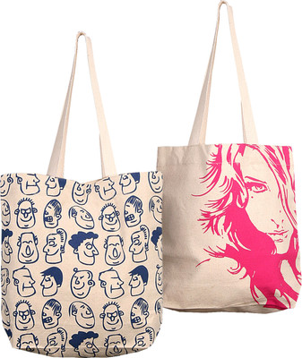 

Kanvas Katha Tote(Multicolor)