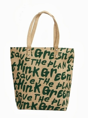 

Jute Tree Tote(Green)