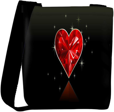 

Snoogg Sling Bag(Black, Red)
