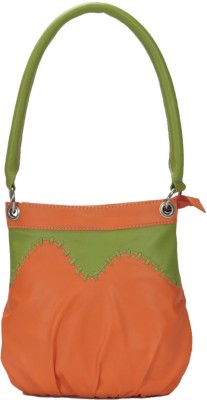 Borsavela Women Orange Shoulder Bag